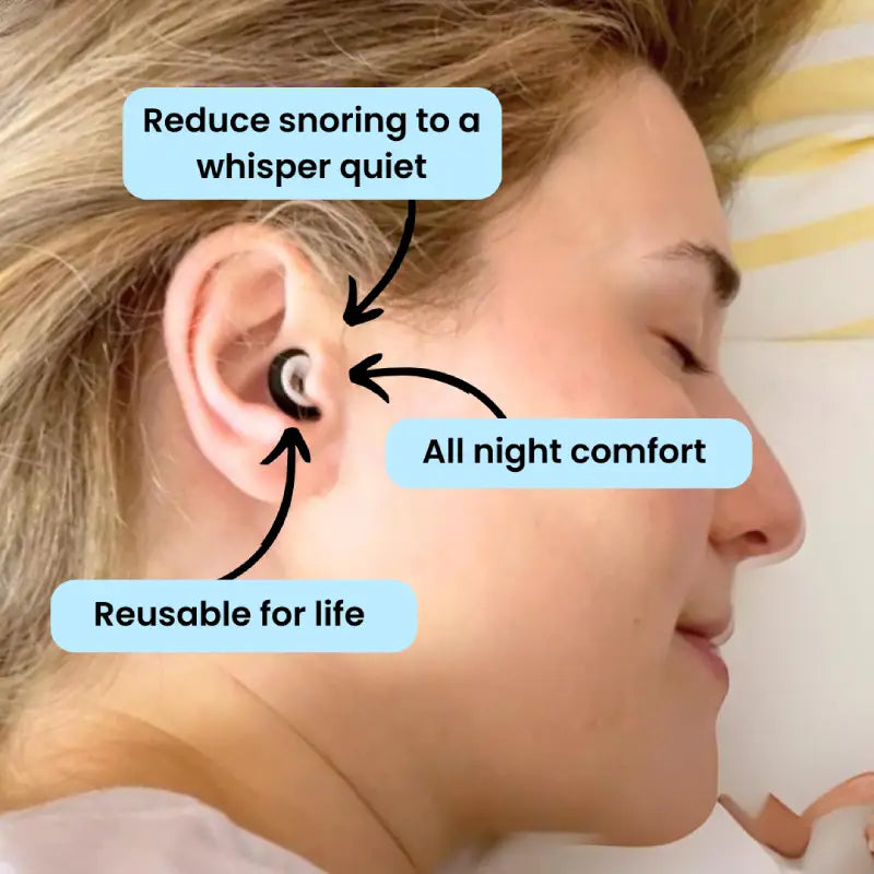 SnoozeBuds Anti-Snoring Earplugs - 27 dB