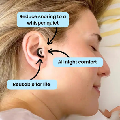 SnoozeBuds Anti-Snoring Earplugs - 27 dB